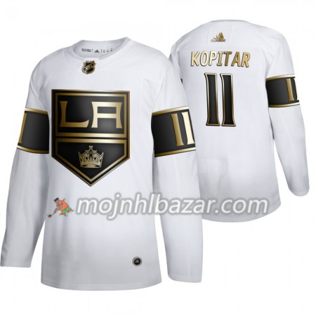 Dresovi Los Angeles Kings Anze Kopitar 11 Adidas 2019-2020 Golden Edition Bijela Authentic - Muške